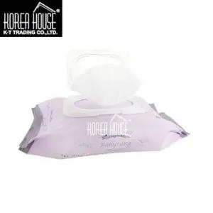 ( )휴대용 휴지 베비랑 오리지널 물티슈 캡형 100매 베비랑물티슈 물 화장지