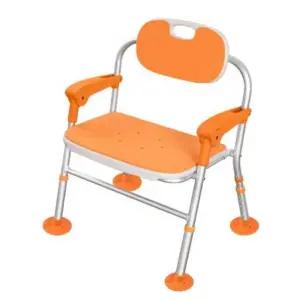 목욕의자 용 샤워 접이식 체어 욕실 640SC(대형) 오렌지 방수