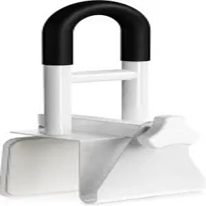 노인용 욕조 안전 레일 미끄럼 방지 그립이 있는 손잡이 그립 바 3.1~6.7인치 벽에 맞고 300파운드를