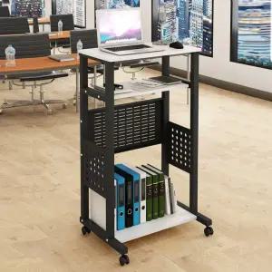 스탠딩 컴퓨터 책상 서서 보조 데스크 서점 이동식 거실 1m