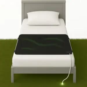 침대용 접지 매트(킹/퀸/풀/트윈) - 패드 부드러운 통기성 전도성 카본 슬립 매트 더 나은 수면 및 근육