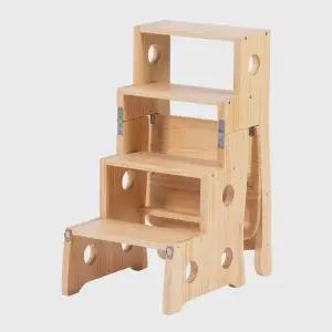 러닝타워 키친헬퍼 디딤대 발판 디딤판 접이식 4단 낙상방지