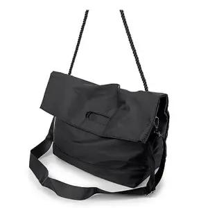 [다잇템] 여자 올검 숄더백 신입생 큰사이즈 올블랙 크로스백_19624081_588872