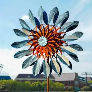 바람개비 대형 장식 정원 조경 철제 마당 풍차 말뚝 금속