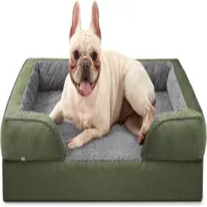 인벤호 정형외과 중형 반려견 세척 가능한 탈착식 커버 방수 안감 및 미끄럼 방지 바닥이 있는 상자 폼