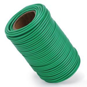 TELENT 아웃도어 130피트 소프트 플랜트 타이 그린 트위스트 가든 식물 가드닝 홈 오피스 조직 TPR 2.5mm 직경의 용품