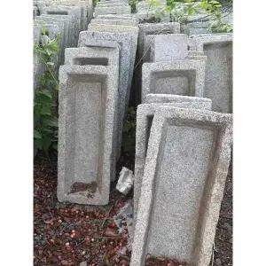 돌연못 돌어항 낮은 인테리어 돌항아리 어항 정원 돌 화분