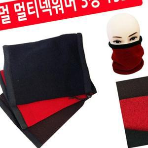 [2개구성] 노멀 멀티 3장 색상랜덤 겨울용품 방한마스크 넥 워머 AEW483031