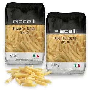 피아셀리 펜네 리가테 파스타. 30 - 고급 듀럼 밀 세몰리나로 만든 단백질 파스타 좋아하는 레시피로 면을