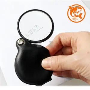 ( )미니 확대한경 손잡이 독서용 슬림 돋보기 캠핑 필수 아이템