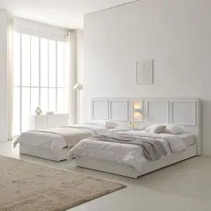 보루네오 하임힐 호텔식 트윈수납침대 SS+SS LED협탁1개 (CL라텍스독립) DB4024