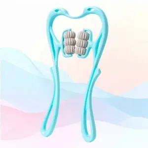 ( )6구 롤링 지압봉 셀프 목 어깨 뭉침 지압 림프 안마기