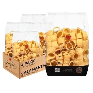 가로팔로 - 프리미엄 듀럼 밀 세몰리나 칼라마라타 파스타 이탈리아산 청동제 알 덴테 원 재료 (4팩)