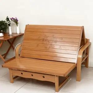 접이식 원목 소파 베드 나무 침대 거실 원룸