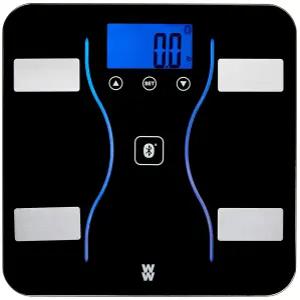 체중 측정기 유리 디지털 체중계 블루투스 BMI 체중계로 체중을 측정하여 최대 9명의 사용자에게 체중과