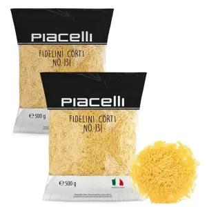 피아셀리 쇼트 피델리니 파스타 - 고급 듀럼 밀 세몰리나로 만든 단백질 좋아하는 레시피에서 면을