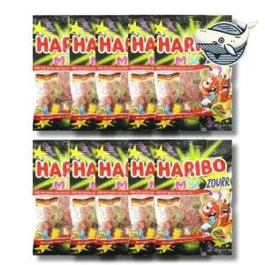 하리보 달콤한 사우어 젤리 혼합 향미 다양한 10개