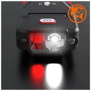 ( )모자 부착형 다기능 캠핑 조명 헤드랜턴 안전하고 실용적인 낚시용 등산등