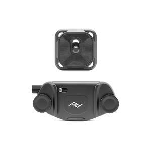 피크 디자인 캡처 카메라 클립 V3, 200파운드 컴팩트 및 DSLR, 릴리스, 스트랩 부착, 포인트 플레이트가 접근 안전하고 안정적이며 가능, 블랙, 용량 퀵 있는 벨트에 샷 바디,