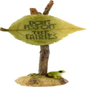 탑 컬렉션 미니어처 요정 정원과 테라리움은 간판 피규어를 피우지 마세요