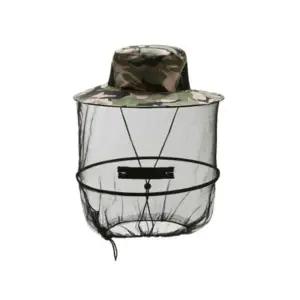 ( )360도 방충 모기장 캠핑 모자 클랙식