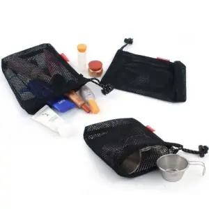 ( )캠핑 차박 여행 펜션 피크닉 낚시 등산 다용도 멀티 파우치 가방 메쉬 케이스 5종류 세트 소품 용품