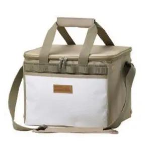 ( )아이스쿨러백 캠핑 아이스박스 보냉백 15L - 아이보리Brown