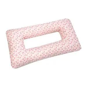 귀보호 가운데구멍뚫린베개 피어싱 귀눌림방지 40cm 사각 베개 체크