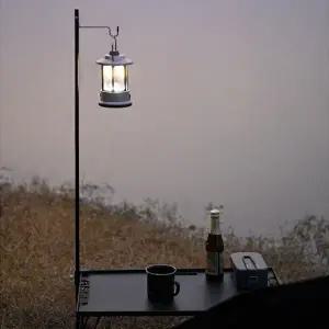 (색상 한방향)랜턴 라이트 걸이 캠핑 여행 피크닉 낚시 테이블 고리 거치대 스탠드 악세사리 홀더 다용도