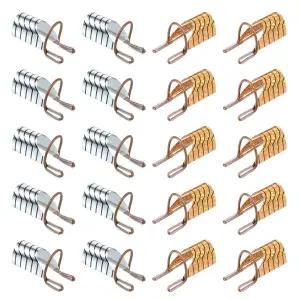 20개의 네일 연장 폼 재사용 가능한 팁 빌더 젤용 살롱 가정용품 매니큐어 도구용 아크릴 UV 젤 프로텍터