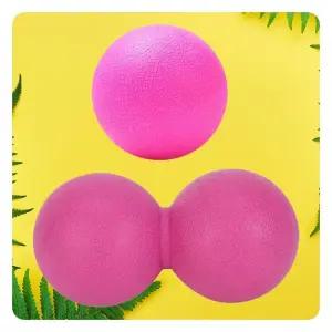 [파란상점] 허리 요가 세트 안마볼 더블볼 마사지볼 땅콩볼 안마