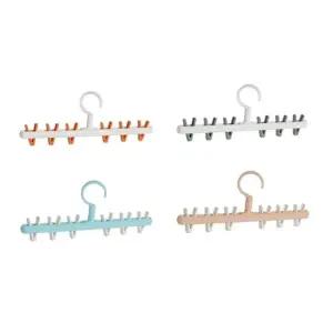 ( )빨래 6구 회전형 집게형 옷걸이 모자걸이 양말건조대 속옷 인형 행주