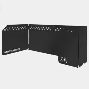 ( )캠핑 바람막이 버너 바람 가림막 윈드 쉴드 S 블랙