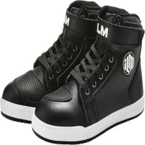 남성용 ILM 오토바이 신발 블랙 방수 스트리트 라이딩 보호 기어 통기성 파워스포츠 미끄럼 방지 발목