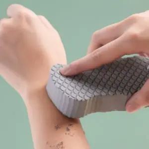 ( )샤워 타올 바디 스폰지 여행용 스펀지 거품 목욕 퍼프 때수건 해면