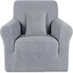 루아오즈 스트레치 체어 소파 슬립커버 1피스 의자 커버 팔 미끄럼 방지 안락의자 부드러운 자카드 가구