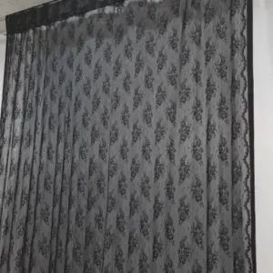 로맨틱 커튼 주방 빈티지 레이스 창문 커튼 레이스 가리개 방문 빈티지 현관 인테리어 작은방 침실