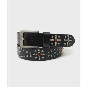 매장정품 PENFIELD 레더 웨스턴 벨트 블랙_FS7AE001