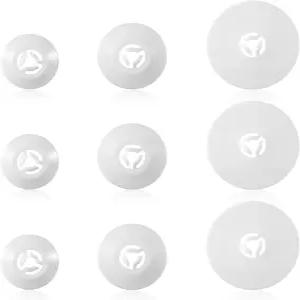 6개 재봉틀 스풀 핀 캡 3사이즈 소형 중형 대형 교체 부품 보빈 및 기타 재봉 액세서리 도구 보관용