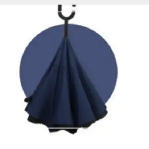 거꾸로 리버스 장우산 스탠딩 반전 우산 커브 손잡이 장마 휴대용