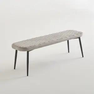 [우아미가구]누인잇 퀼팅 벤치의자 4인