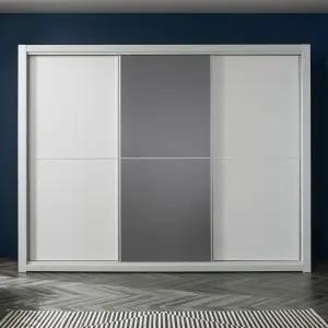 [우아미가구]이리 LPM 슬라이딩 장롱 3통 L형