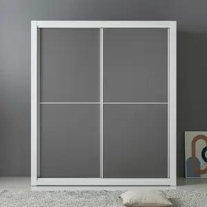 [우아미가구]미윤 LPM 슬라이딩 장롱 2통 I형