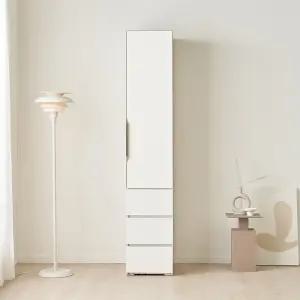 [우아미가구]마서 UV하이그로시 3서랍 틈새 장롱 400