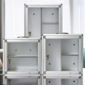 (색상1 벽걸이알루미늄구급함 중형)벽걸이 알루미늄 구급함 중형 휴대용 비상 약보관함