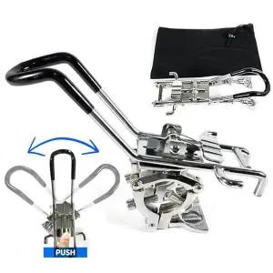 [콩심팥심]스텐2중 잠금 선상받침틀 회전형 받침대 수갑형