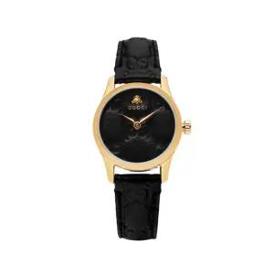 (케이스,쇼핑백포함)(공식매장AS가능)  G-타임리스 쿼츠 27mm 가죽 시계 561601 Y