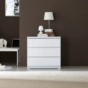 [우아미가구]세나 3단 서랍장 800