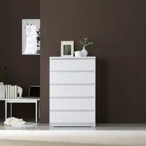 [우아미가구]세나 5단 서랍장 800