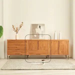 [우아미가구]누빈 참죽 원목 도어형 서랍장